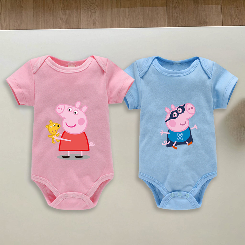 Peppa Pigs Baby Clothes Romper - Baby Clothing Onesies のレビューと価格