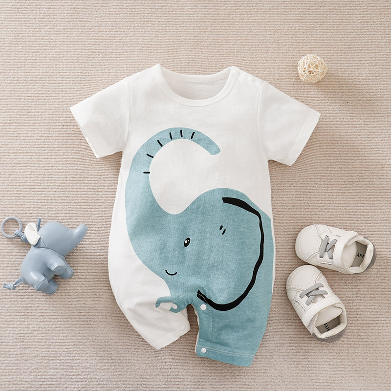 Newborn Clothes Cute Cartoon E - Baby Clothing Elephant のレビューと価格